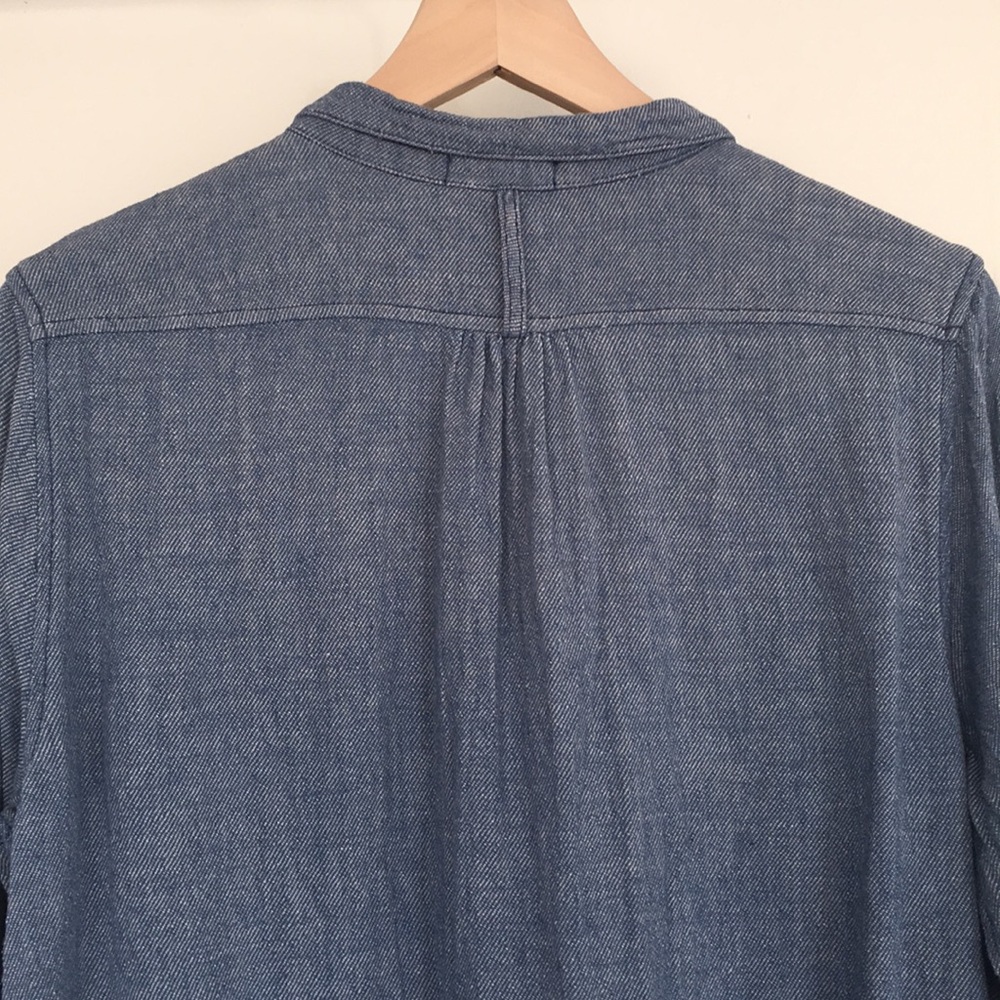 Free People CP Shades Denim Twill Cecelia Shirt - Picture 5 of 8